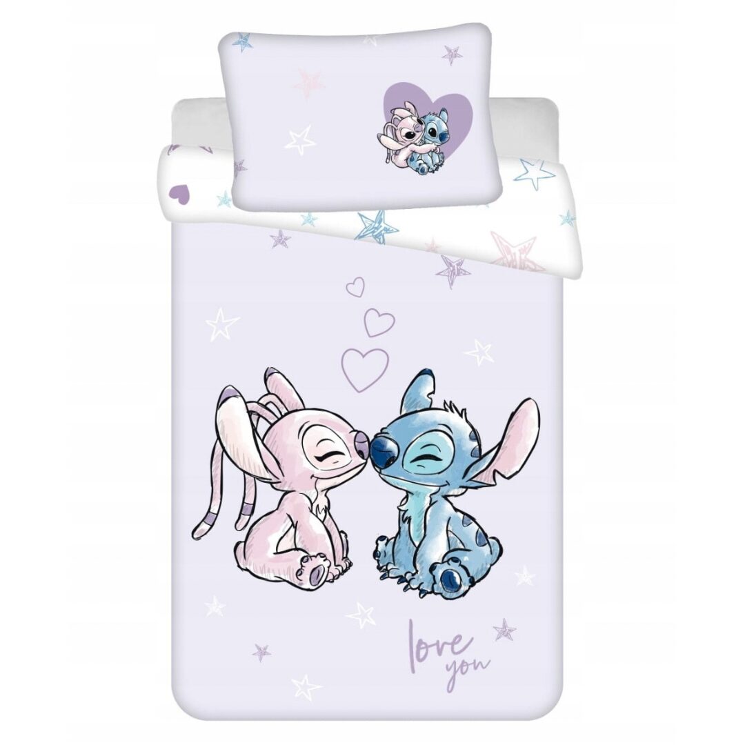 Povleceni Disney Lilo and Stitch do postýlky 135x100cm+40x60cm Setino