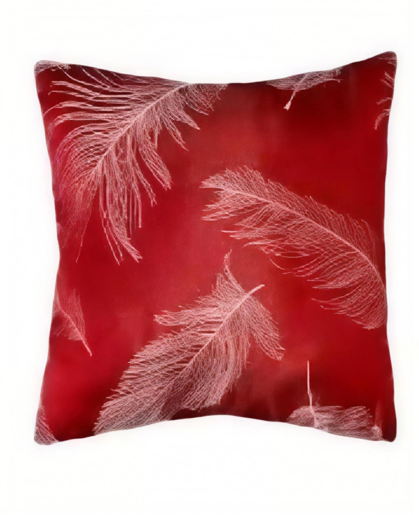 Dekorační povlak 45x45cm Pierka červené Tiahome