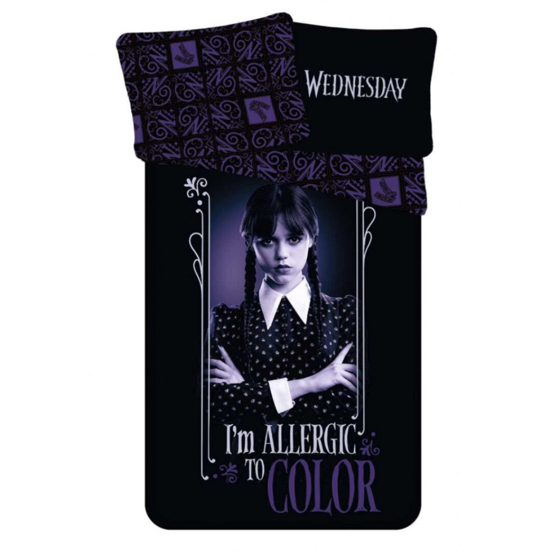 Povleceni Disney Wednesday 140x200cm + 90x70 cm Setino